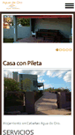 Mobile Screenshot of cabanasaguadeoro.com.ar