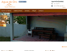 Tablet Screenshot of cabanasaguadeoro.com.ar